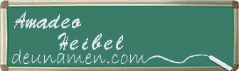 Amadeo Heibel Visitenkarte